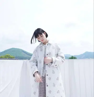 qiri 키리 flower vintage coat 코트