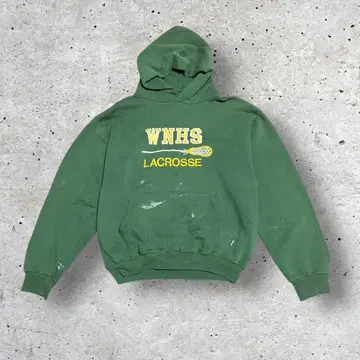 90s RUSSELL ATHLETIC 후드티 라크로스 그린 구제 의류