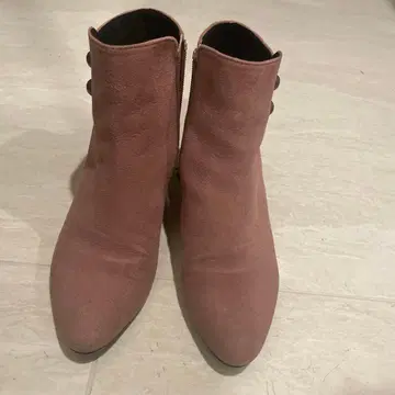 사이드 고어 부츠 핑크 23cmEE