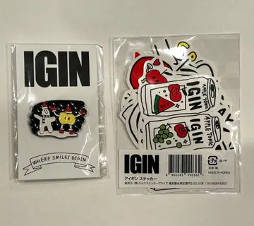 BTS JIN IGIN POPUP 크리스마스 핀 배지 스티커