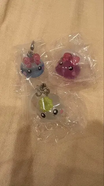 홋페짱 메지루시 액세서리 스카이블루 보라색 화이트