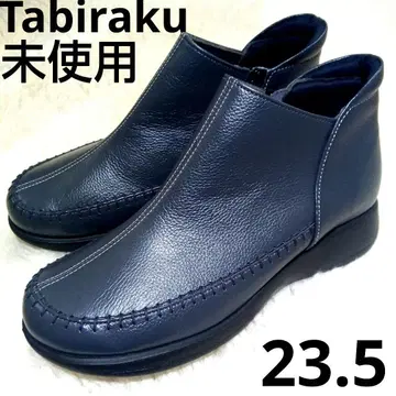 미사용 tabiraku 타비락 숏부츠 M 사이드 지퍼 그레이