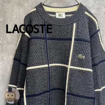 [ 상태 ] 라코스테 디자인 울 니트 스웨터 구제 빈티지