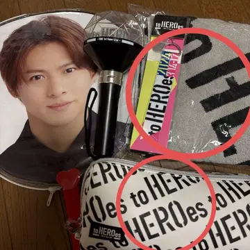 TOBE to HEROes 파우치 타월 키링