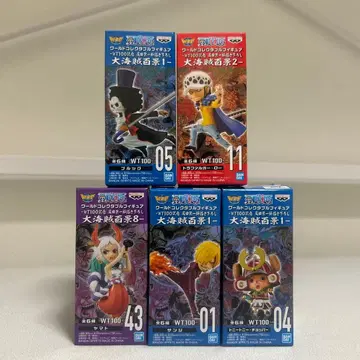 원피스 WT100 피규어 컬렉션