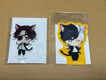 난자타운 스티커 아크릴 스탠드 소방준비 벚꽃하늘 윈브레