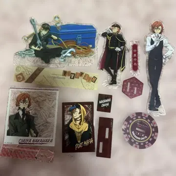 문호 스트레이독스 나카하라 츄야 아크릴 스탠드 묶음 판매