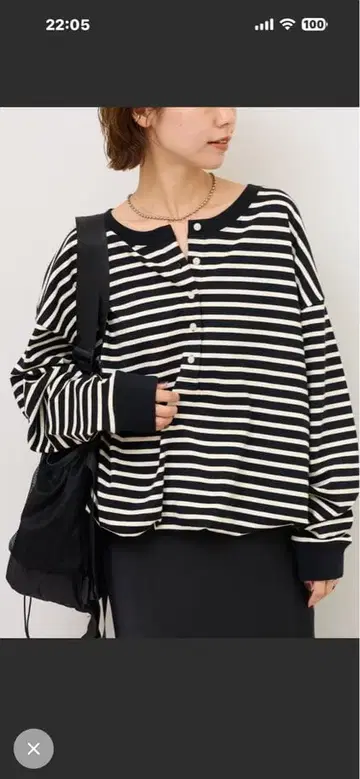 JOURNAL STANDARD relume 오버 사이즈 헨리넥