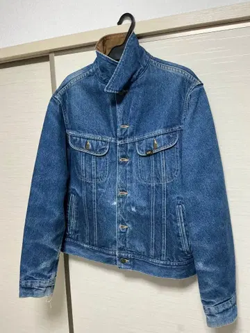 데님 자켓 L 사이즈 코듀로이 카라 부착