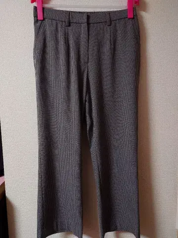 미제르 [ 하운드투스 패턴 스트레이트 팬츠 ]