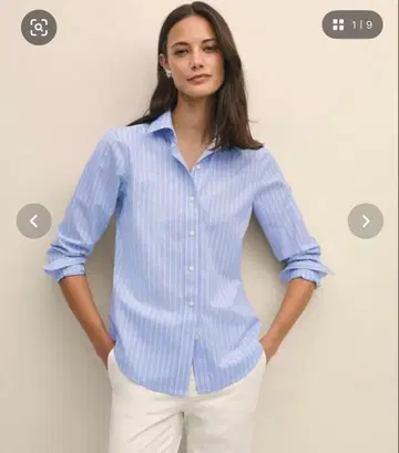 브룩스브라더스 수피마 코튼 스트레치 스트라이프 셔츠 이번 시즌 새상품