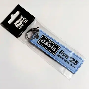 [ 일본 한정판 ] Oasis Live '25 플라이트 택 키링 오아시스