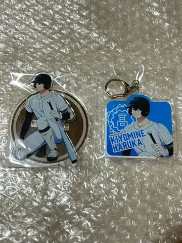 점페스 망각 배터리 아크릴 스탠드 키링 청봉엽류화