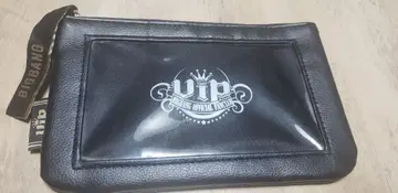 BIGBANG VIP 로고 블랙 파우치