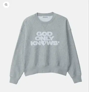 GOD ONLY KNOWS SIGNATURE CREW NECK SWEAT