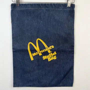 80s 빈티지 맥도날드 데님 백