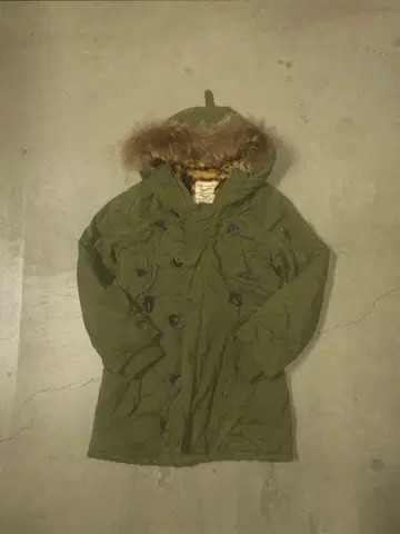 올리브 그린 레오파드 퍼 자켓 [ 초레어 ]