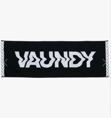 [ 미개봉 ] VAUNDY 자카드 타월 블랙