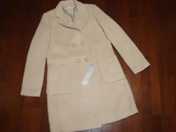 새상품 OPAQUE.CLIP 코트 밀크티 베이지 38/M