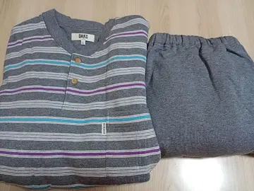 DAKS 스트라이프 룸웨어 LL 사이즈