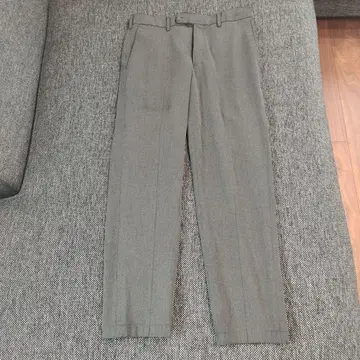 그레이 스트라이프 슬랙스