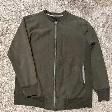 38 사이즈 FULL COUNT 풀카운트 속기모 코튼 블루종 카키