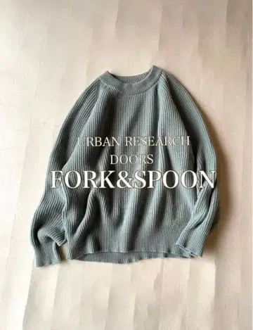 어반 리서치 도어스 FORK&SPOON 울 크루넥 니트