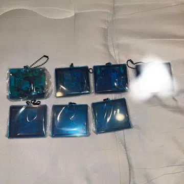 시키토리 아크릴 키체인 6개 세트