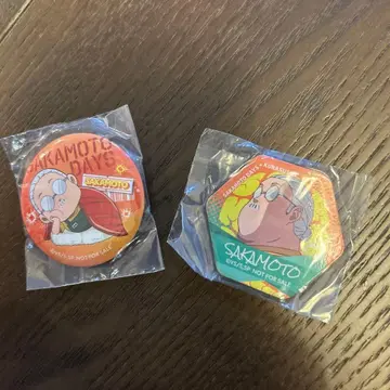 SAKAMOTO & SHIN 마그넷 SAKAMOTO 캔뱃지 세트