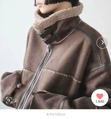 무스탕 라이크 숏 자켓