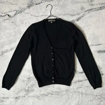 르쉘블루 긴팔 가디건 프론트 오픈 겉옷 심플 무지 울 100