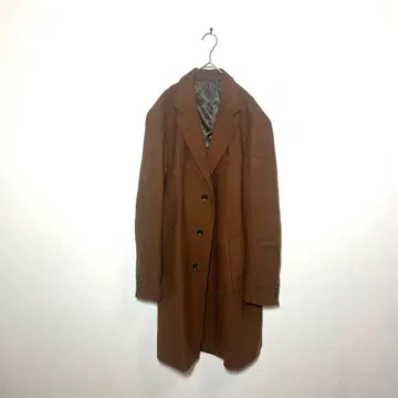 GU 브라운 체스터 코트