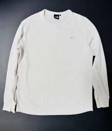 THE NORTH FACE 화이트 긴팔 티셔츠 L