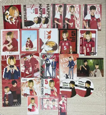 하이큐 코즈메 켄마 쿠로오 테츠로 브로마이드 코스터