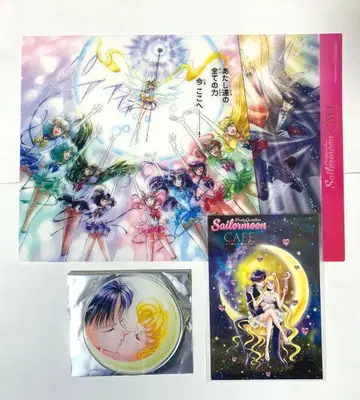 세일러문 카페 런치 매트 엽서 코스터