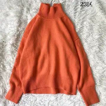 23구 나카무라 안 착용 캐시미어 블렌드 벌키 니트 하이넥 38