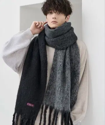 ETELIO 머플러 블랙