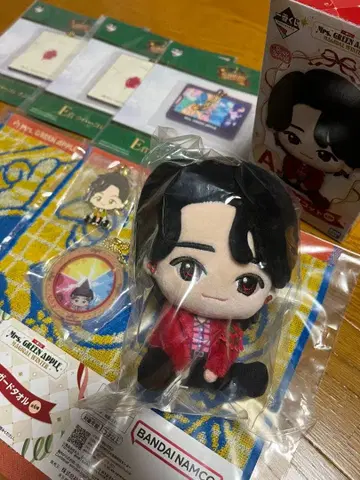 미스터 그린 애플 봉제 인형 마스코트 A상