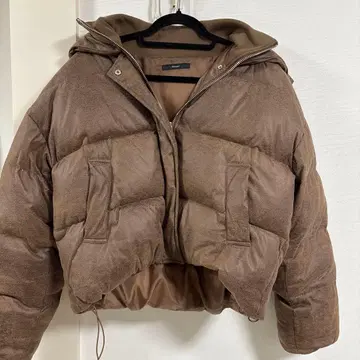 EMODA 브라운 숏 다운 자켓