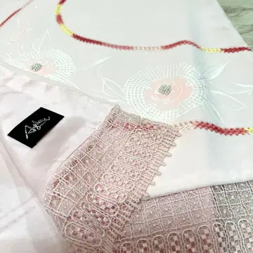 Agehara 벨벳 숄 일본제 복숭아색