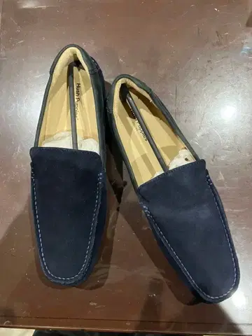 네이비 스웨이드 로퍼