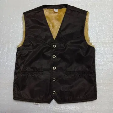 브라운 계열 카키 V넥 베스트 C-HR 3530 레트로 미착용 일본제