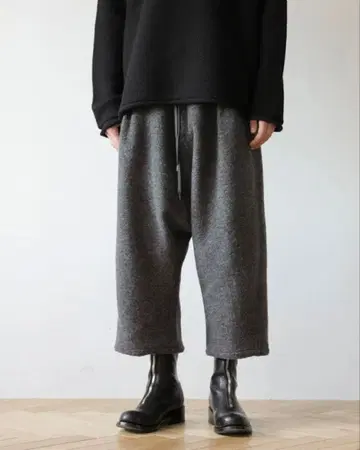 MB ULTIMATE FABRIC 울 축융 사루엘 팬츠 그레이 사이즈 S