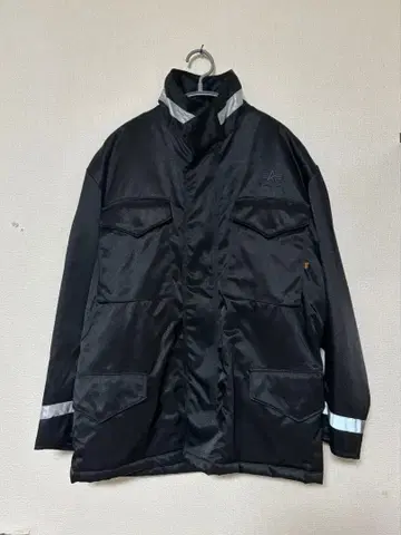 90s Alpha USA제 m-65 밀리터리 M 사이즈 블랙