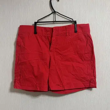 레드 숏팬츠 심플 8호 [ L ]