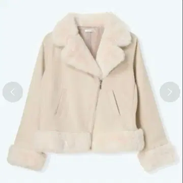 스웨이드 퍼 블루종