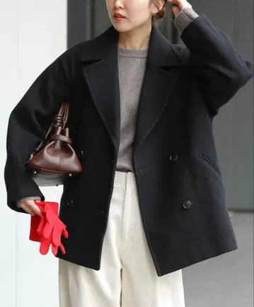 저널 스탠다드 relume 비슈 울 숏 P 코트 2024