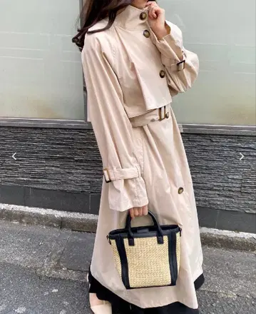 새상품급 잉그 INGNI 베이지 트렌치코트 벨트 포함