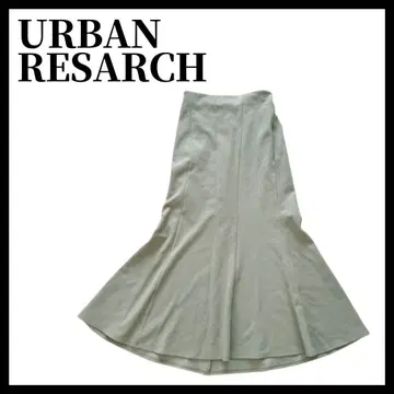 미사용 새상품 URBAN RESEARCH 머메이드 스커트 세이지 그린