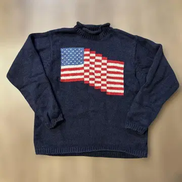 vintage knit 성조기 빈티지 니트